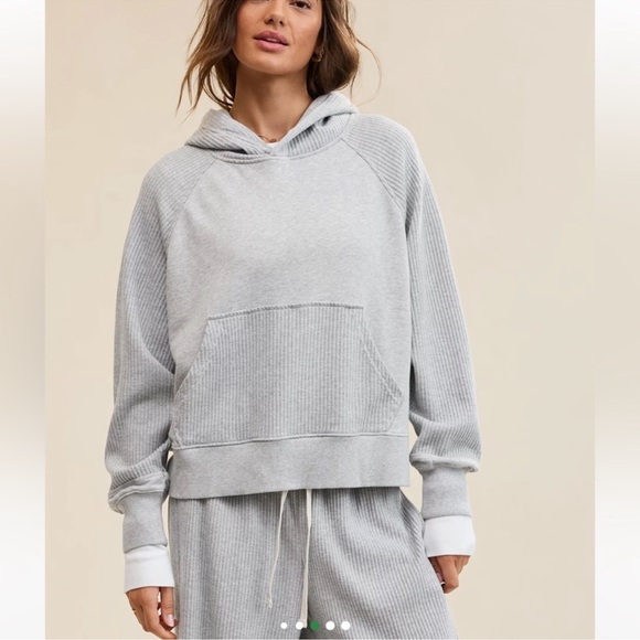 Aerie Essential Waffle Hoodie - Picture 2 of 8